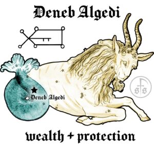 Deneb Algedi Art by Sword + Scythe