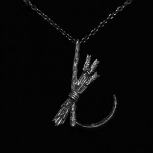 Saturnalia Pendant in sterling silver by Sword + Scythe