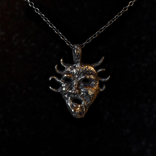 Bronze charms of the Brazen Head by Sword + Scythe